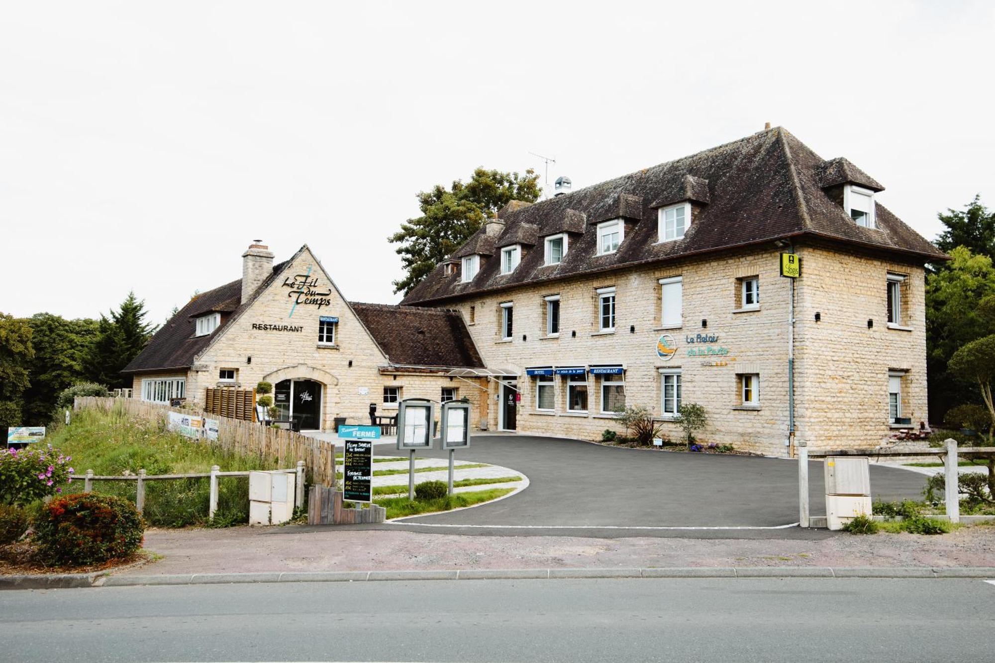 Logis Hotel Le Relais De La Poste Restaurant Le Fil Du Temps Thury-Harcourt-le-Hom Exterior foto