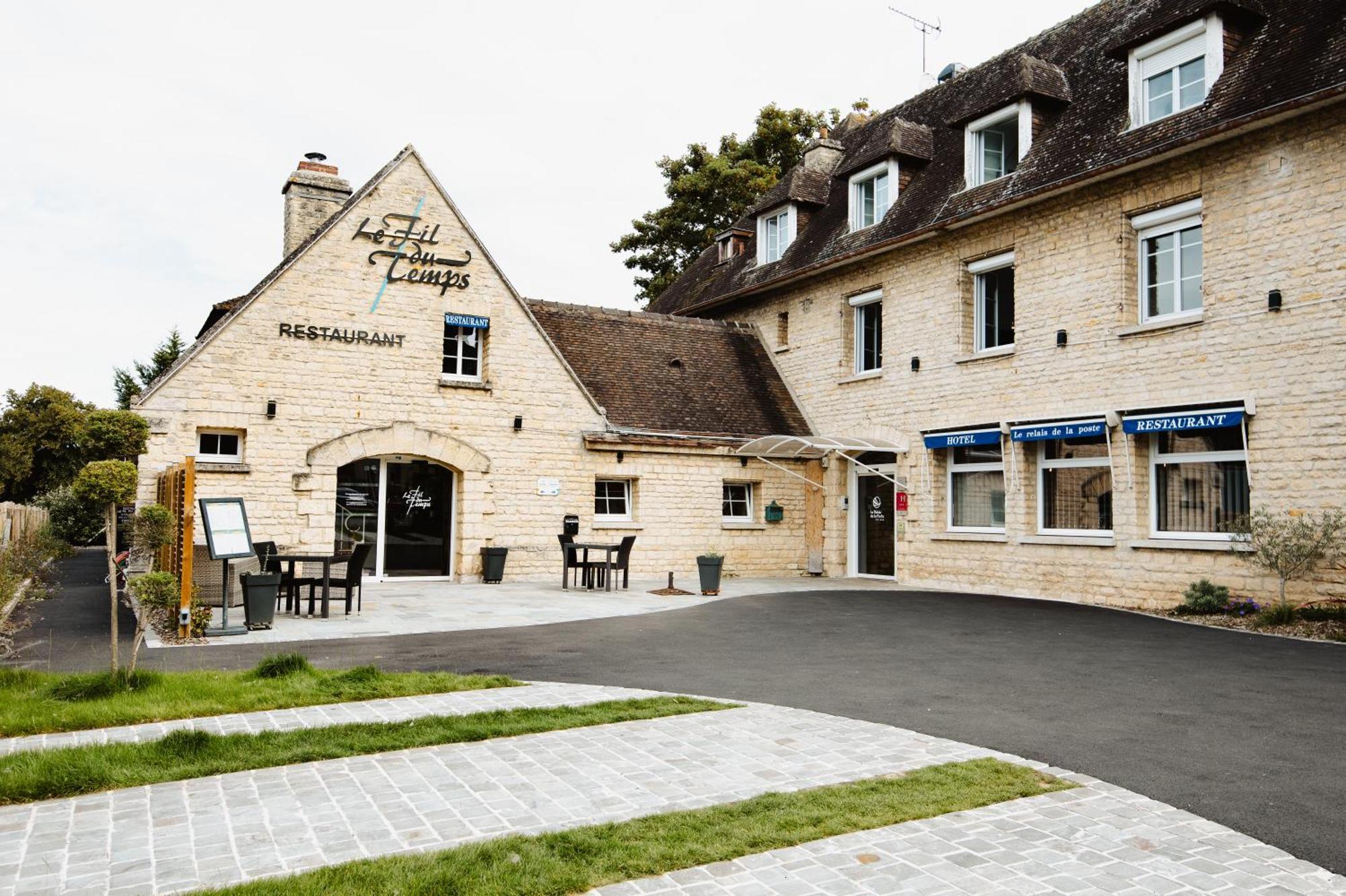 Logis Hotel Le Relais De La Poste Restaurant Le Fil Du Temps Thury-Harcourt-le-Hom Exterior foto